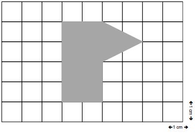 81. To τρίγωνο αναπαριστά ένα πλακάκι σε σχήμα τριγώνου.
