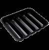 Μαύρο 306 x 238 x 50 mm PET/PE 1792 2 BBQ Gourmet 188048 Δίσκος 1 Θέσης 50H Μαύρο 306 x 238 x 50 mm PET/PE 1792 2