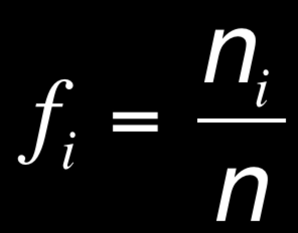 Μέσος Όρος εάν οι τιµές χ i έχουν συχνότητες ν i, i=1,