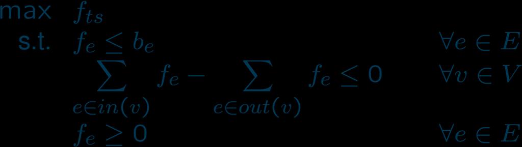 Μέγιστη Ροή Πρόβλημα Μέγιστης Ροής (Max-Flow): Δεδομένου δικτύου G(V, E,,, b) Υπολόγισε