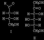 פחמימות aldehyde ketone D & L תמונת ראי אחד של השני, בעלי אותו