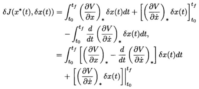 οπότε η σχέση για το δj γίνεται Αξιοποιώντας τώρα τις οριακές συνθήκες που δόθηκαν αρχικά για τη μεταβολή δx, έχω τελικά Βήμα 4 Εφαρμόζω το Θεμελιώδες Θεώρημα του Λογισμού των Μεταβολών : Για να