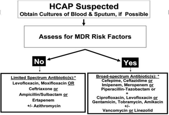 HCAP and resistant pathogens Health Care Associated Pneumonia: poorly predictive of resistant pathogens poor at discriminating between patients