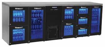 FREOn R134a. Μοντέλο VNMR2PMD1T : 2900 Ψυγείο μπύρας - αναψυκτικών bar, Infrico Ισπανίας. Χωρητικότητα 800λίτρα. Φέρει 5 πόρτες και 4 εσωτερικά χωρίσματα. Θερμοκρασία: +3/+6οC.