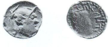 296 KA2g: King Antiochus on obverse with quiver on reverse. Source: Manganaro (1990a), Plate 87 Fig. 7 (Collection Cammarata). KA2h: King Antiochus on obverse with quiver on reverse.