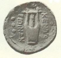 ; Apollo on obverse with lyre on