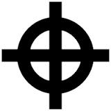 Κελτικός Σταυρός Ψηλός, ασύμμετρος σταυρός με κύκλο στο πάνω μέρος. Τον συναντάμε πολύ συχνά στις περιοχές της Ιρλανδίας και της Αγγλίας, από τον 8ο αιώνα και μετά. Ο θρύλος λέει ότι ο Άγ.