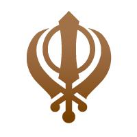 Η ειδική Σιχ θρησκευτικές σύμβολο αποτελείται από τρεις εικόνες: Η Khanda, το οποίο είναι ένα δίκοπο μαχαίρι. Αυτό αντιπροσωπεύει την πίστη σε ένα Θεό.