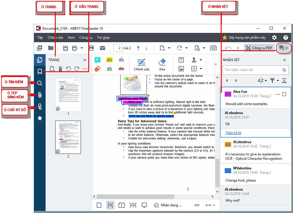 iều hướng tài liệu PDF Đ PDF Editor có nhiều công cụ khác nhau giúp điều hướng tài liệu PDF dễ dàng hơn.