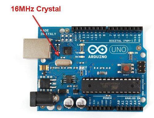 Το υλικό (Hardware) Arduino Κρυσταλλικός
