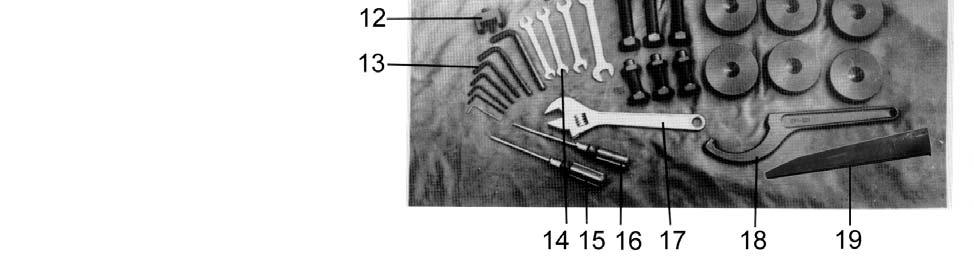 .. 1 13... ZX-OP-12...Hex Wrench Set...2.5,4,5,6,8,10mm... 1 14... ZX-OP-13...Double End... 1 15... ZX-OP-14...Flat Blade Screw Driver... 1 16... ZX-OP-15.