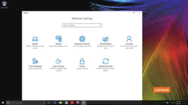 Κεφάλαιο 2. Έναρξη χρήσης των Windows 10 Ρυθμίσεις Οι Ρυθμίσεις σας επιτρέπουν να εκτελέσετε βασικές εργασίες.