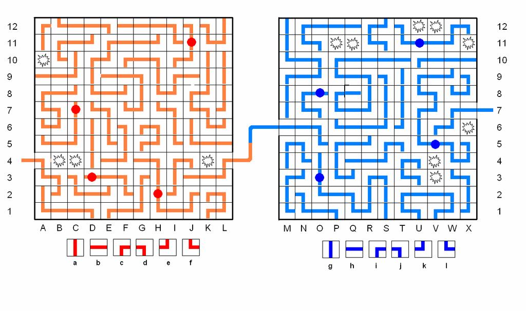 5. РЕЦИКЛИРАЊЕ ( базирано на идеји виђеној у Sid Miler's CivWorld) Обновите струјно коло на две одбачене плоче. На левој плочи прикључак је на пољима А4 и Л4, а на десној на пољима М6 и Х7.
