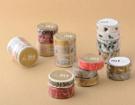 Masking tape Christmas Masking tape, set of 3 rolls, Christmas / mt