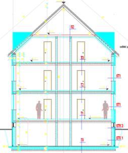 letne potrebe stavbe po toploti za ogrevanje pa so se zmanjšale na manj kot 15 kwh/m 2 Qt ok Qt zid Qt tla Qt streha Qt vr Qt tm a.
