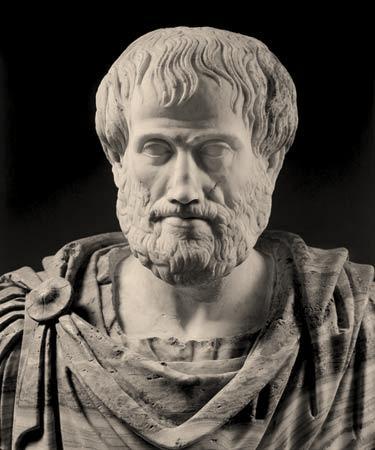 Аристотелово 10 учење, је даље, било засновано на чулу додира и чулу вида. Он је од Милећана преузео концепт праматерије, која добија разне форме, што даје различите особине.