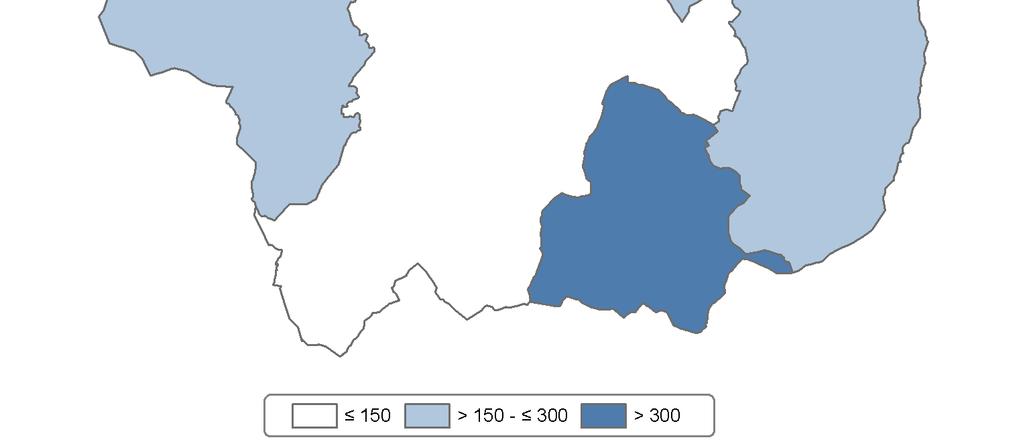 96 e 2007. Fonte: IGE. 2.1.2 Caracterización da poboación Estrutura da poboación A pirámide poboacional para a área funcional de Lalín presenta unha poboación máis envellecida que hai 10 anos.