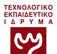 Τεχνολογικό Εκπαιδευτικό Ίδρυμα Πελοποννήσου Σχολή Τεχνολογικών Εφαρμογών Τμήμα Μηχανικών Πληροφορικής Τ.Ε. Ακαδ.