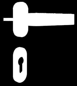 handle Lock Simple Hinge Λαβή µε logo Κλειδαριά Απλός