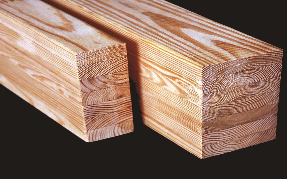 Εικόνα2.6.1 Επικολλητή ξυλεία (Glued Laminated Timber).
