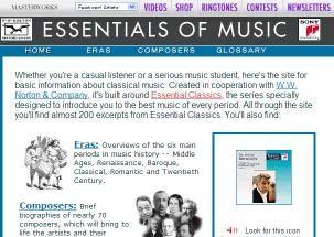 Институт Михајло Пупин http://www.imp.bg.ac.yu/sr/index. htm свим љибитељима класичне музике. Локацију уређује 200 стручњака и истинских познавалаца класичне музике.