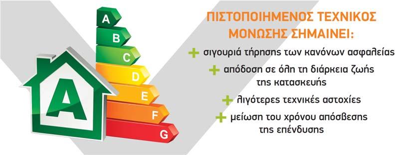 1.4 Οφέλη του προγράμματος Τα οφέλη του προγράμματος κατάρτισης και πιστοποίησης BUILD UP Skills UPSWING είναι πολλαπλά: Για τους τεχνικούς μόνωσης: Εξειδικευμένη γνώση, απόκτηση τεχνικών γνώσεων και