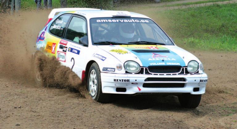 LIETUVOS SPORTAS Aukßtaitijos ralis 2006 Ekipažas iš Estijos, važiavęs Toyota Corolla WRC, Aukštaitijos ralyje buvo neaplenkiamas Estai triumfavo antråkart iß eil s Estai triumfavo antråkart iß eil s