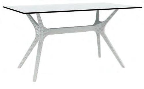 53-0178-380-90 40,5Kg IBIZA TABLE HPL compact