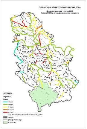 Генерално се може закључити да је стање квалитета површинских вода релативно добро, с обзиром на чињеницу да се мање од 10% отпадних вода пречишћава на адекватан начин.