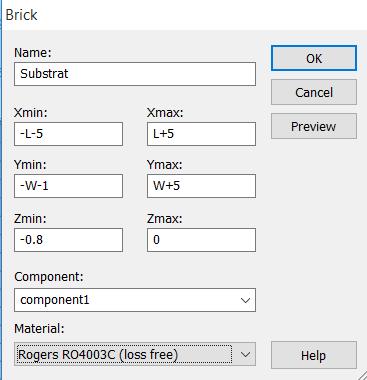 .6.1. דיפול :MICROSTRIP כפי שניתן להבין מהמבנה הקודם, אנטנת דיפול כזו אינה ניתנת למימוש, שכן הזנה ע"י פורט דיסקרטי היא תיאורטית בלבד.