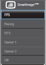 3. Βελτιστοποίηση εικόνας RTS: Για παιχνίδια RTS, μπορεί να τονιστεί ένα τμήμα επιλεγμένο από τον χρήστη για παιχνίδια RTS (μέσω του SmartFrame).