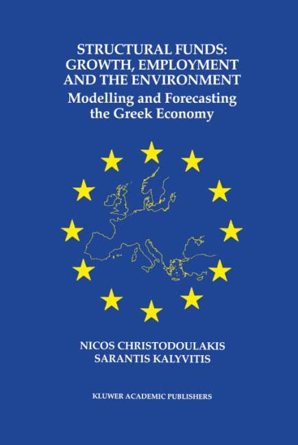 2000 Structural Funds - Growth, Employment and the Environment: Modelling and Forecasting the Greek Economy Authors: N. Christodoulakis and S.