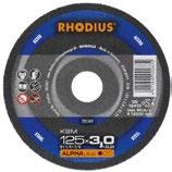 σιδήρου RHODIUS 115x6 T-1014 Τροχοί σιδήρου RHODIUS 180x6 T-1016 Τροχοί σιδήρου RHODIUS