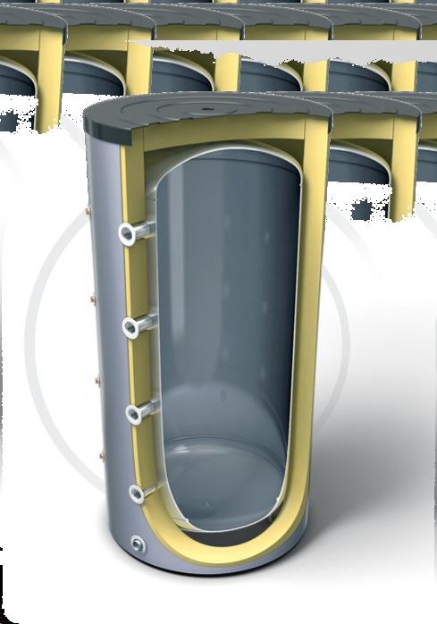 Sanitarni bojleri i akumulatori toplote Tesy Sanitarni bojleri Теsy iz serije EVS (sa jednim izmenjivačem) i serije EVS2 (sa dva izmenjivača) se mogu koristiti kako u domaćinstvu tako i u