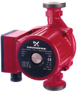 Cirkulacione pumpe "Grundfos" Grundfos UP Basic EM monofazna struja x 20V / 0Hz Temperatura (+2 C do + C) Dva stepena izbora brzine Holenderi i zaptivači su uključeni u cenu pumpe.