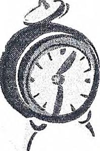 Τι ώρα έδειχνε το ρολόι στο τέλος της προπόνησης ; Κυκλώστε ΟΝΟ τη σωστή