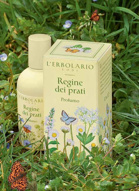 ΑΡΩΜΑ Νότες από Πράσινα φύλλα, Ροδόξυλο, Χαμομήλι, Σπειραία, Ξύλο Κέδρου Αυτό το σαγηνευτικό άρωμα Regine dei prati είναι εμπνευσμένο από τα αρώματα της