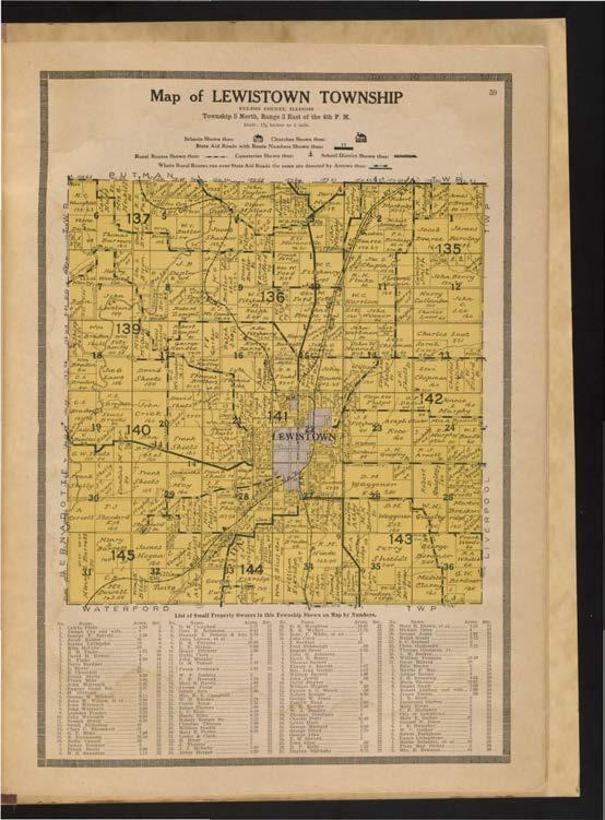 Map of LE~!~!9.\Y,~, TOWNSHIP Towmhip 5 Νο;:- ~:s,r;:ι:,r ιhe ttb Ρ.Μ.... ~, ~ a...., ~ Sι.oιeAidR- wiu.roaιen "'"-"S.Ιιιo.. ιlooor ~ RuniRoaι.