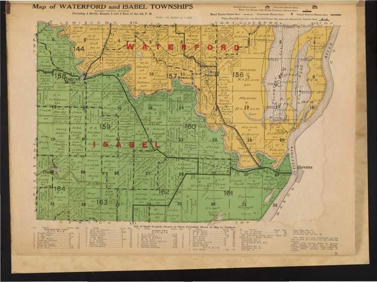 Μaρ of WATERF'?~f>. ~~~.!~~BEL TOWNSHIPS Towtιιhip4North, Ranges3and4Ea.ιtofι!ιe4tbP.M - " "'"" ~ c'"'"'"'~ "'"' ~ 8'"'oΛidM.,.~... IιhR""'"Nωmb<. o~h<>.,.nlhuι!