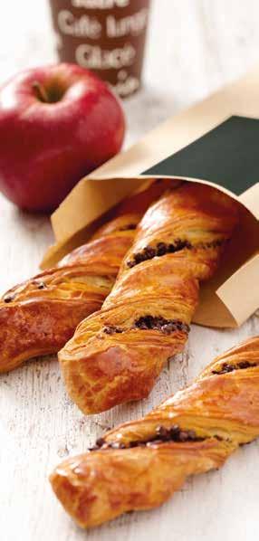 specialites 28826 Mini πλεξούδα με κομμάτια σοκολάτας 50γρ 100τεμ/κιβ