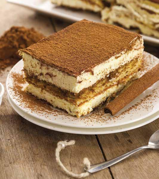 bindi Β2501 Τiramisu mascarpone 1.850γρ. 2τεμ/κιβ 220κιβ/παλ Απόψυξη 4-5 ώρες σε θερμοκρασία περιβάλλοντος Β1544 Προφιτερόλ 1.100γρ.