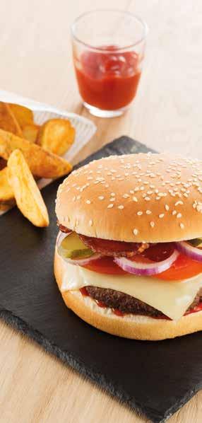 burger 76222 Ψωμί μπριός burger με σουσάμι 80γρ.