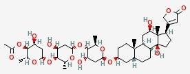 Ένωση Δομή Λειτουργία digoxigenin bisdigitoxoside (C35H54O11) Μεταβολίτης της διγοξίνης digoxigenin monodigitoxoside (C29H44O8) Μεταβολίτης της