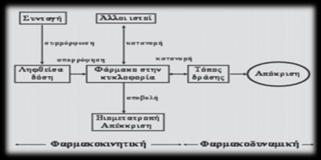 Κεφάλαιο 3: Γενικές αρχές της δράσης των φαρμάκων: Φαρμακοκινητική Φαρμακοδυναμική Φαρμακογενωμική. 3.1 Εισαγωγή Στόχος της φαρμακευτικής αγωγής είναι να προλαμβάνει, να θεραπεύει και να ελέγχει διάφορες παθολογικές καταστάσεις.