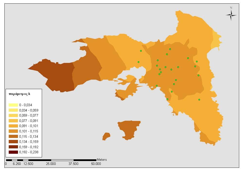 του Yδατικού Διαμερίσματος Αττικής (GR06) Σχήμα 6.