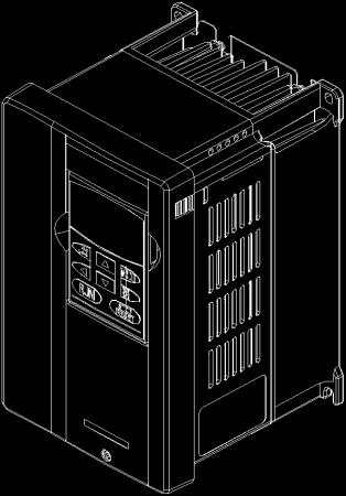 سایز اینورتر : Frame Power range X (mm) Y (mm) Z (mm) A 1hp (0.75kW) 118 185 145 A1 1-2hp (0.75-1.5kW) 118 185 160 A2 2-3hp (1.5-2.2kW) 118 185 145 B 3-5hp (2.2-3.7kW) 150 260 160 C 7.