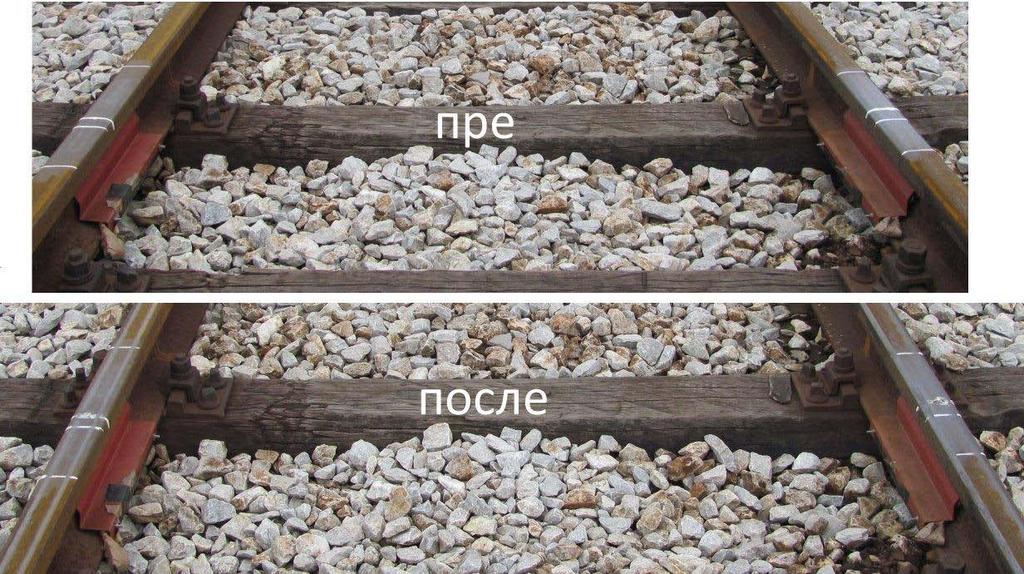 спроведено је одређивање положаја помоћу отиска точка на шини брисањем трага креде, односно пресецањем слоја живе гуме, залепљеног преко газеће површине шине.
