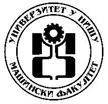 УНИВЕРЗИТЕТ У НИШУ МАШИНСКИ ФАКУЛТЕТ Андријана Д.