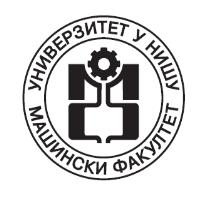 UNIVERSITY OF NIŠ FACULTY OF MECHANICAL ENGINEERING Andrijana D.