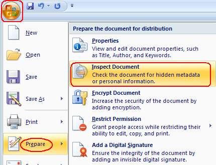 За верзију Word2007: 1.